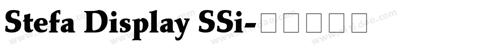 Stefa Display SSi字体转换